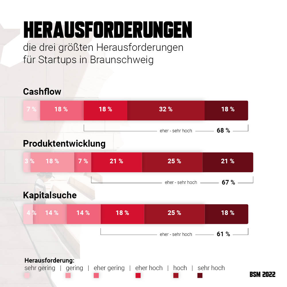 Startup Monitor Braunschweig - Herausforderungen