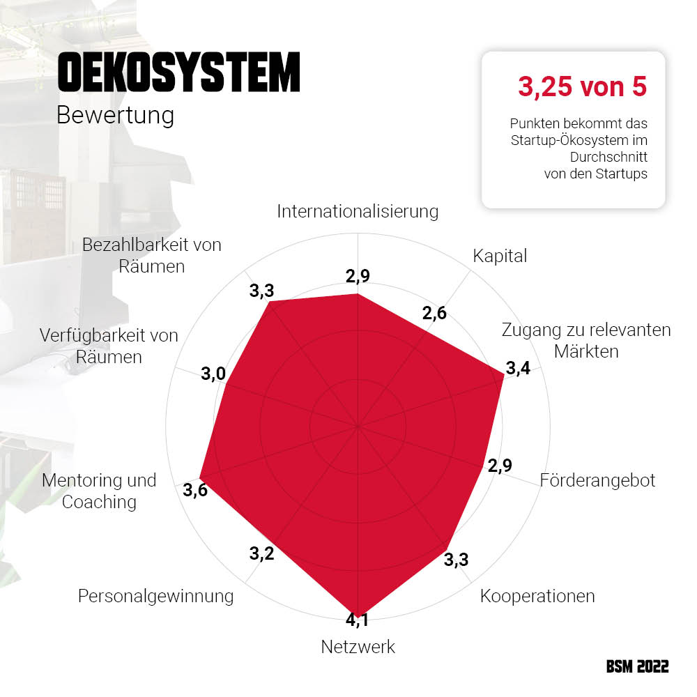 Startup Monitor Braunschweig - Bewertung des Ökosystems
